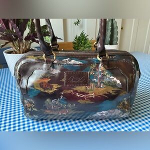 Patricia Nash FABRIANO Montana Prairie Skies Leather Bag NWT $269